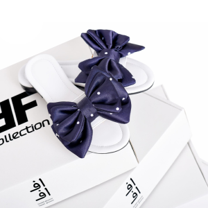 صندل طرح خالدار سورمه ای