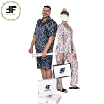 ست لباس خواب زوج طرح LV