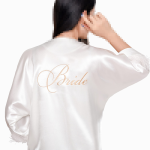 روبدوشامبر عروس مدل سر آستین پَر