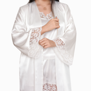 روبدوشامبر عروس مدل سر آستین توری