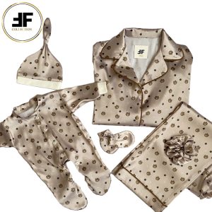 ست لباس خواب مادر و کودک طرح تدی