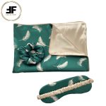 روبالشی ساتن الیکس طرح پَر