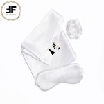 پک خواب روبالشی ساتن الیکس طرح ساده رنگ سفید