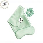 پک خواب روبالشی ساتن الیکس طرح ساده رنگ سبز