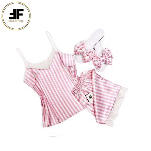 لباس خواب زنانه ست تاپ و شلوارک طرح ویکتوریا