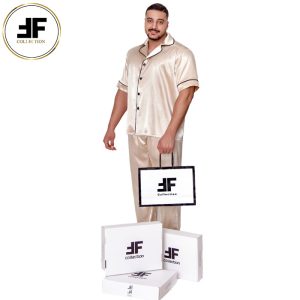 لباس خواب مردانه ست بلوز و شلوار طرح ساده