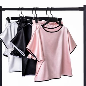 لباس خواب بلوز شلوارک مدل ارکیده