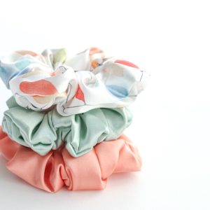 ست اسکرانچی زنانه جنس ساتن الیکس