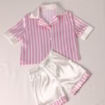 آستین کوتاه و شلوارک کودک طرح ویکتوریا سکرت