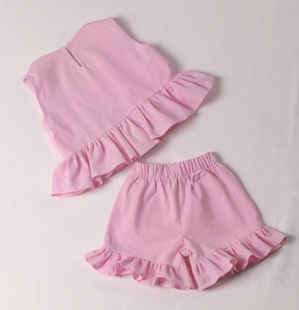 تاپ و شلوارک کودک مدل پاپیونی