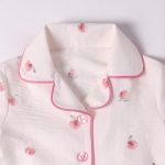 ست بلوز شلوار کودک جنس نخی طرح هلو